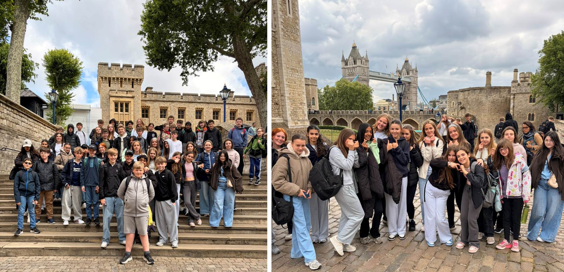 Year 8 pupils at the Tower of London Year 8 pupils at the Tower of London