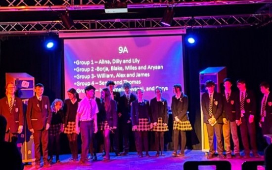 Drama students perform for parents