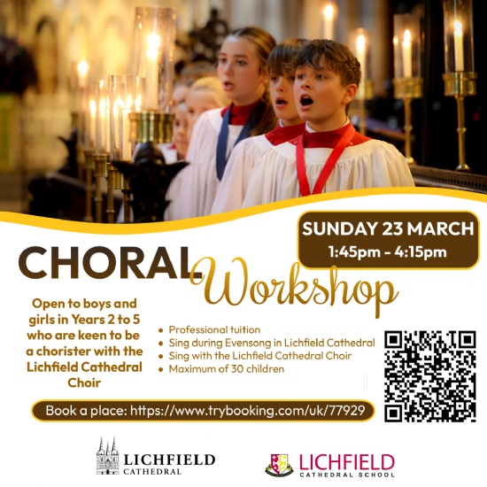 Choral Workshop - 23 March - for Years 2-5