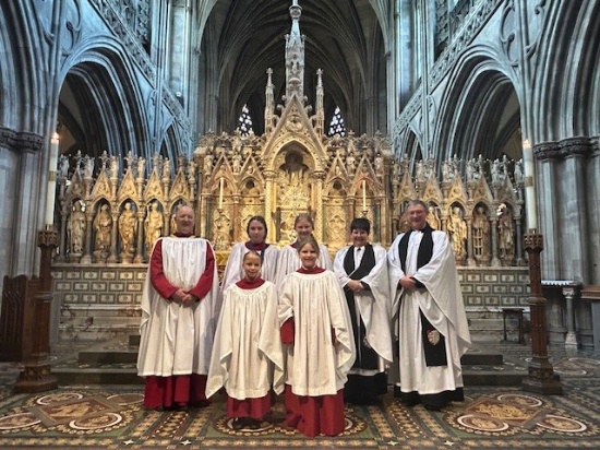 Poppy and Cordelia installed as Choristers