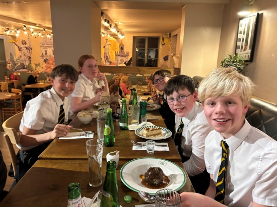 Lead Choristers strategise over supper