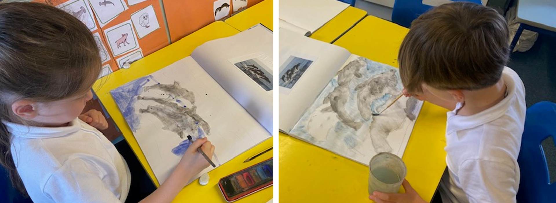 Art inspired by Sir David Attenborough