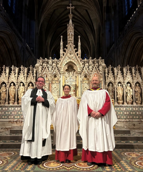 Chorister installation - Erin