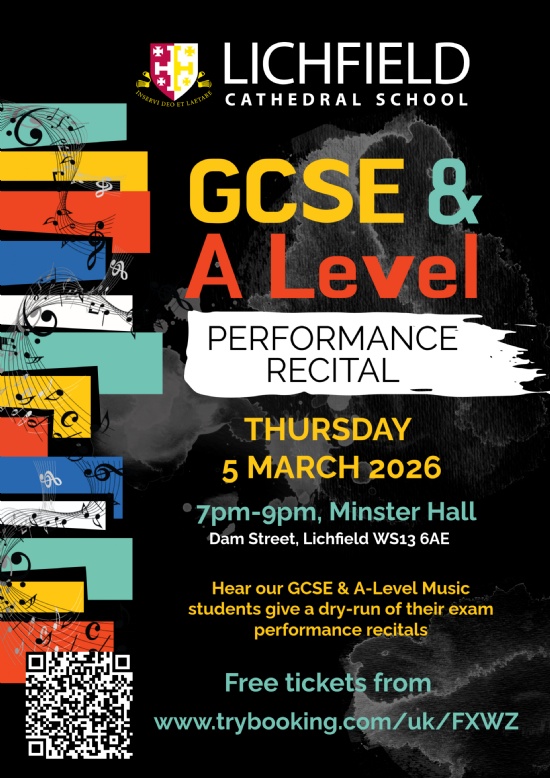 Tickets available for Performance Recital on Thursday