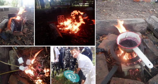 Outdoor learning at Longdon
