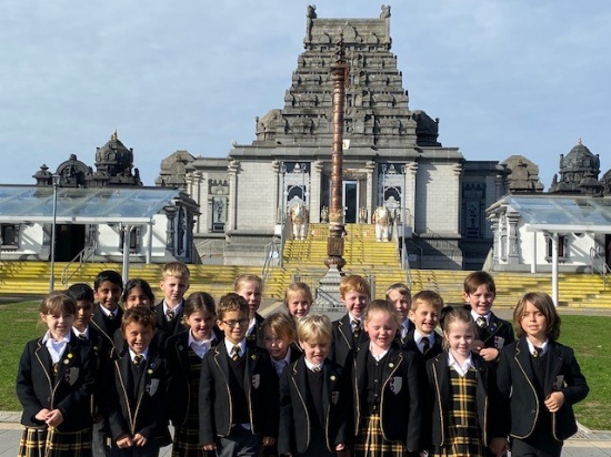 Hindu temple visit for Year 2 pupils