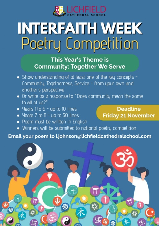 Interfaith Week poetry competition