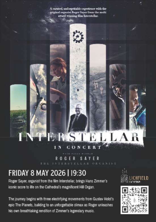 Interstellar Concert, Lichfield Cathedral, 8 May