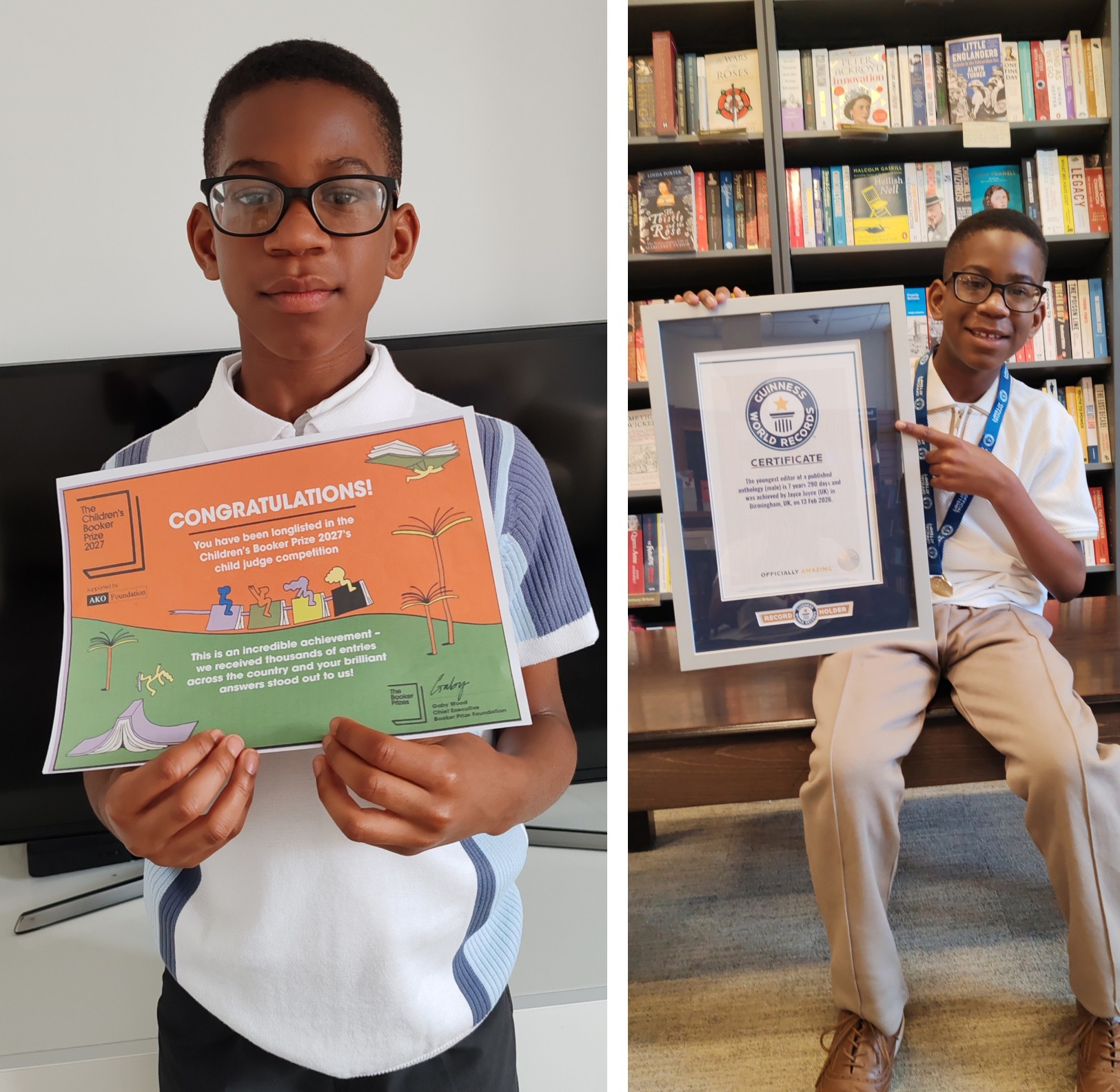 Record breaking Jayce launches new literacy initiative