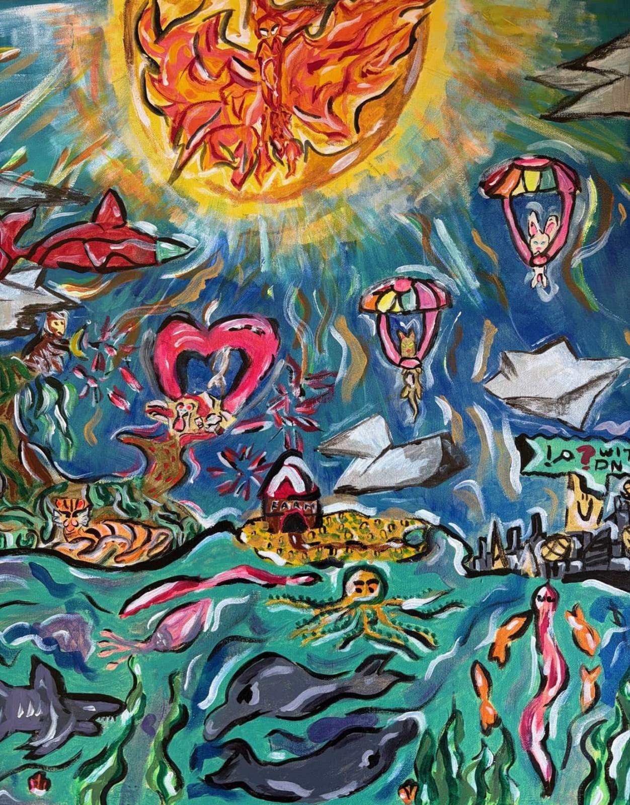 Winning artwork from last year's Spirited Arts competition