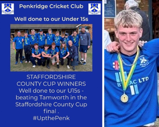 Oliver's cricketing success