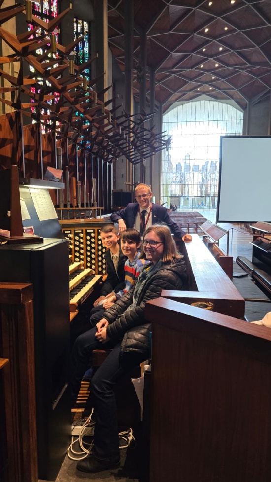 LCS Organists at Coventry Cathedral