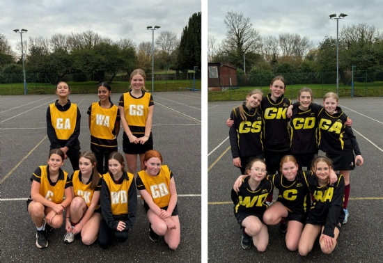 U12 and U13 Girls' Netball vs Stafford Grammar
