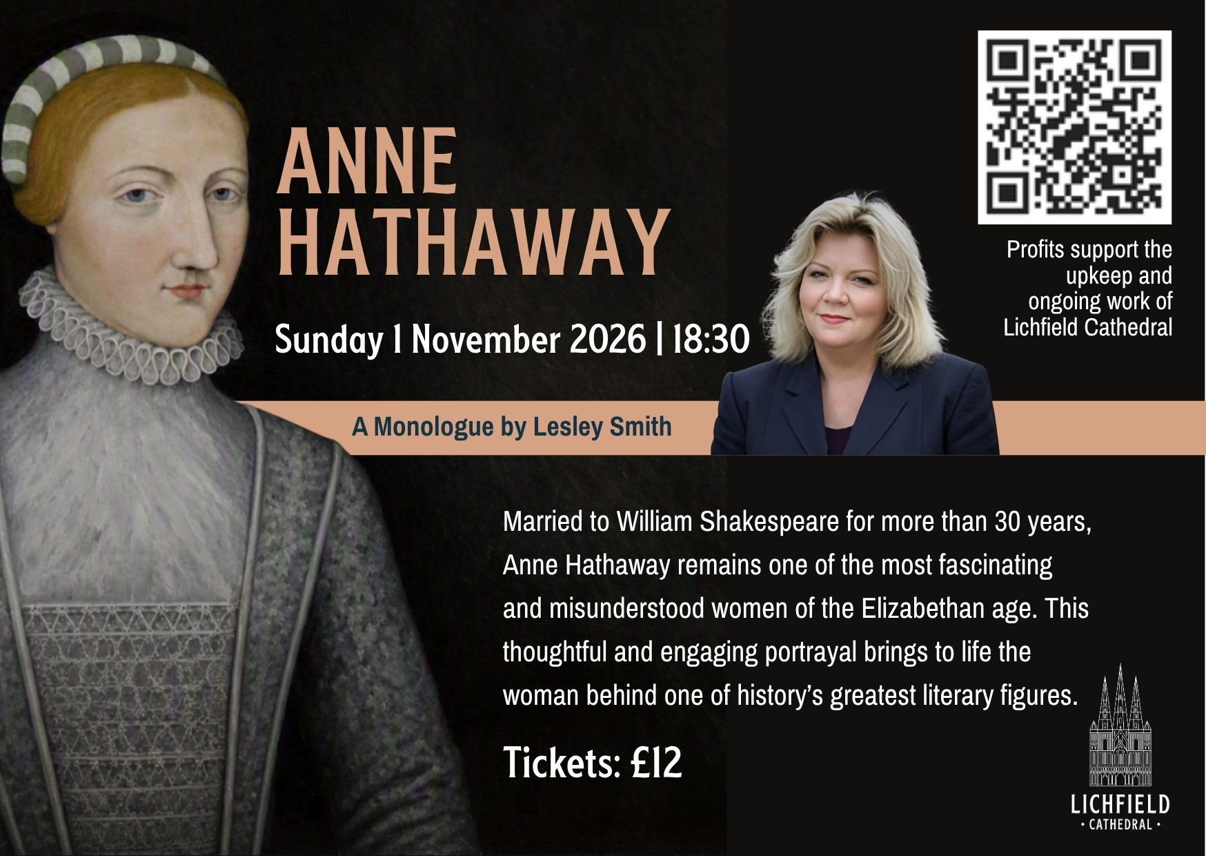 Anne Hathaway - A monologue by Lesley Smith