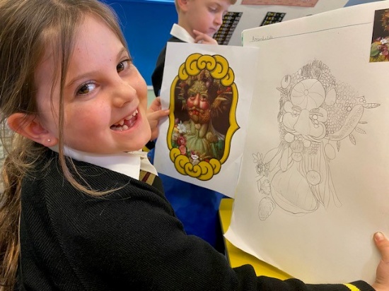 Year 2 study Guiseppe Arcimboldo