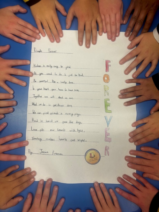 The spirit of friendship with Year 3