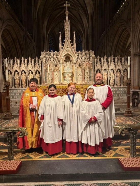 Chorister installation in January