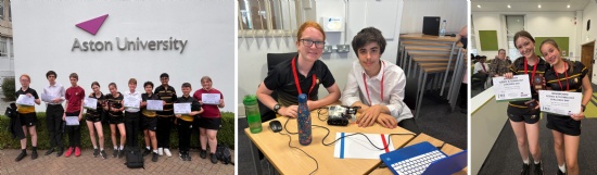 STEM day at Aston University for Year 8 pupils
