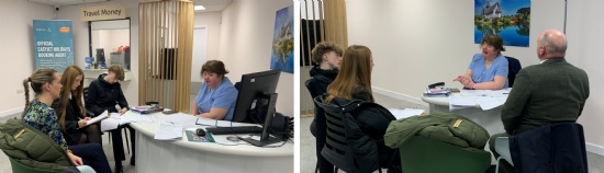 Travel and Tourism students learn from Co-op Travel